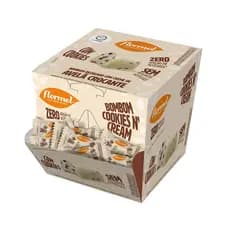 Bombom com Cookies N'Cream Zero Display com 18 un. de 15g - Flormel