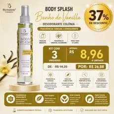Desodorante Body Splash Banho de Vanilla 130ml - Bio Instinto
