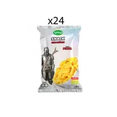 Kit 24 unidades Snack sem Glúten Sabor Pizza 30g Disney  - Vitao