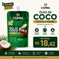 Óleo de Coco Extra Virgem Stand Pouch 100ml - Copra