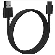 Cabo USB-A Usb-C 2 Metros Carga Rápida Alta Velocidade Dados Preto