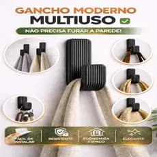 kit gancho adesivo multiuso extra forte banheiro e cozinha - suporte de parede sem furo transparente