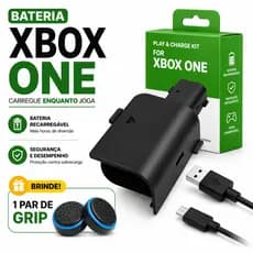 Bateria Recarregável Carregador Para Controle Xbox One S Fat Series S