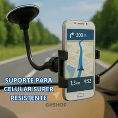 Suporte de Celular Para Carro Veicular Para Brisa Vidro Articulado 360°
