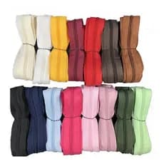 Ziper de Nylon n5/6 Coloridos para Bolsas Mochilas Artesanato em geral - Atacado