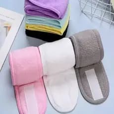 Faixa de cabelo Atoalhada para Limpeza Facial Maquiagem