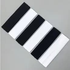 KIT FAIXAS DE CABELO TIARA GINÁSTICA ACADEMIA ESPORTE BRANCO PRETO
