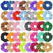 Kit Xuxinha de Cetim Anti frizz Acessório para Cabelo cor Aleatório