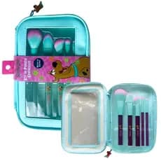 Kit Pincel Com Necessaire Miss Frandy WS-PM25-0306 Scooby Doo Brilha no Escuro (C/5) Presente