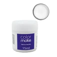 Tinta Facial Colormake 1202-Branco Original Festa Carnaval Halloween Rosto 15ML