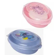 Saboneteira Stitch Infantil 180ml Higiene Lavagem Organização Banho