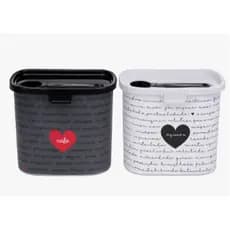 Pote de Café Porta Filtro e Açúcar Organizador de Cozinha ou Individual- Casa e Decoração