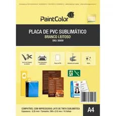 Placa de PVC Branco Translucido Sublimático A4 10 Unidades