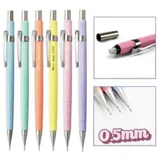Lapiseira Técnica Pentel Sharp P200 0.5mm Cores Pastel (Tom Pastel) - Desenho Profissional Escolar