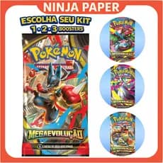 Booster Pokémon TCG Mega Evolução ME01 Cartas Copag Original Lacrado