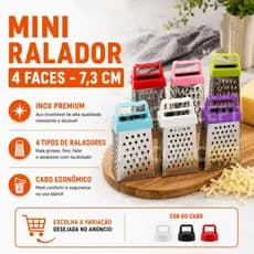 Mini Ralador 4 Faces Em Aço Inox Original Line Para Cozinha Lembrancinhas