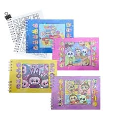 Caderno de Desenho TURMA Urso Monster Capa Dura A5 com 48 Folhas 180g XLS BF-003