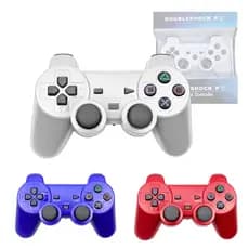 Controle Gamer Com Vibração Bluetooth Compatível com PS3 T&Z Doubleshock P3 Color