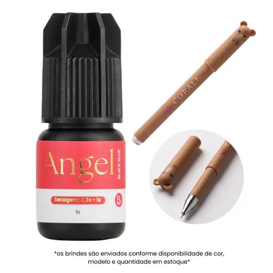 Cola de Cílios Angel Beautify Pro Extensão de Cílios Caneta Apagável Cola de Cilios