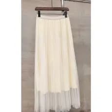 Saia Tule Strass Brilhante importado femininas modas （JH104）