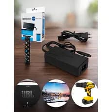 Fonte Universal 12V, 15V, 16V, 18V, 19V, 20V e 24V para TV Notebook Boombox Parafusadeira