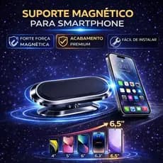 Suporte Celular Gps Carro Veicular Articulado Magnético