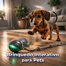Bolinha Pet Gato Cachorro Interativa Bola Animais Automática Movimento Rotação Giratória