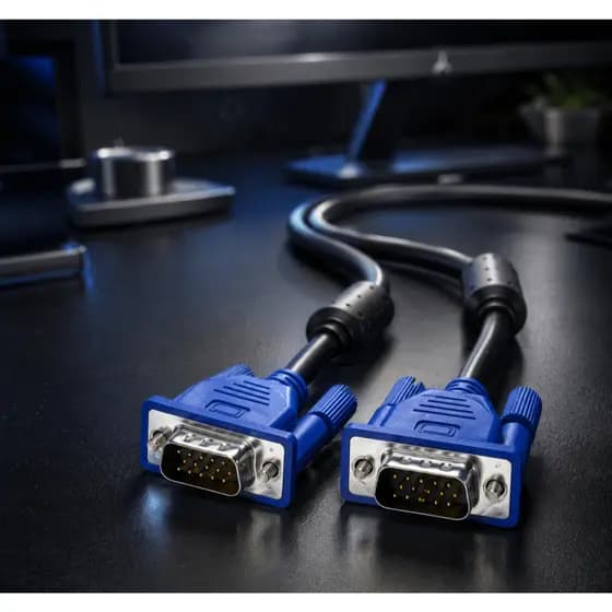 Cabo Vga Vga Macho Macho 1.5M 3M 5M Com Filtro Para Monitor Pc Tv Projetor