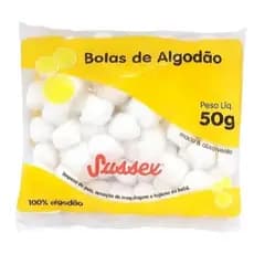 Algodão em Bolas 50 gramas
