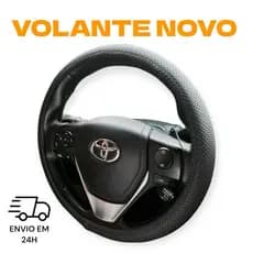Capa Para Volante Automotivo Universal Couro Ajuste Perfeito