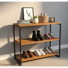 Sapateira Prateleira Estilo Industrial Moderna Desmontavél Grande 60 cm
