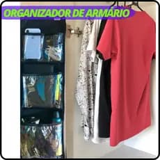 Organizador Tamanho Compacto de Armário Porta objetivos Cabideiro  Organizador de Roupeiro