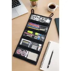 Necessaire Organizadora de Bolsa 5 DIVISORIA COM ZÍPER Ideal para Fone Carregador Necesser Brincos esmalte caneta
