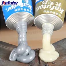 100g Kafuter A + B Adesivo Reparador de Metal Super goma Ferro Aço Radiador Automóvel Tanque de Água Vazamento Especial Tampão Cola Solda