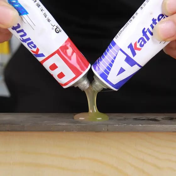 Nova Cola Kafuter Forte A + B De Vidro Metálico 16g De Cerâmica Para Colagem De Automóveis Máquinas De Navios De Motocicletas Pasta De Reparo De Tubos De Óleo De Tanque De Combustível