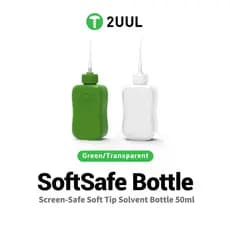 2UUL CL51/CL52 Garrafa De Tela Resistente A Riscos Solvente De Ponta Macia 50ml Para Remoção De Cola De Estrutura De Álc