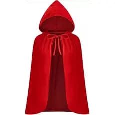 Capa Chapeuzinho Vermelho Curto Adulto