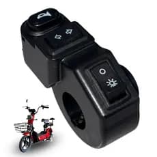 Interruptor de Setas, Farol e Buzina para Scooter Elétrica