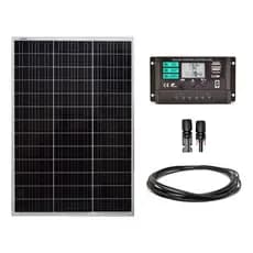Kit Painel Solar 155w Monocristalino Com Controlador Pwm 30a