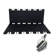 Degrau P/ Simulador De Escada Academia Antiderrapante 55,5cm X 25cm Preto Premium