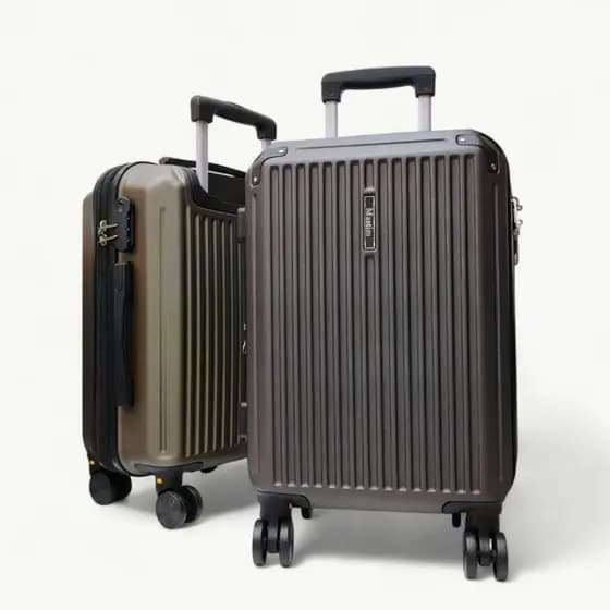 Mala Viagem 10kg Bordo ANAC ABS Leve Rodas Duplas 360° Cadeado Numerica Segurança