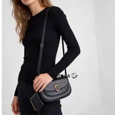 Bolsa Feminina Transversal Luxo Kit Bolsa + Carteira Ombro Pequena Elegante Couro PU Alça Longa Casual Moda, DB-1910#