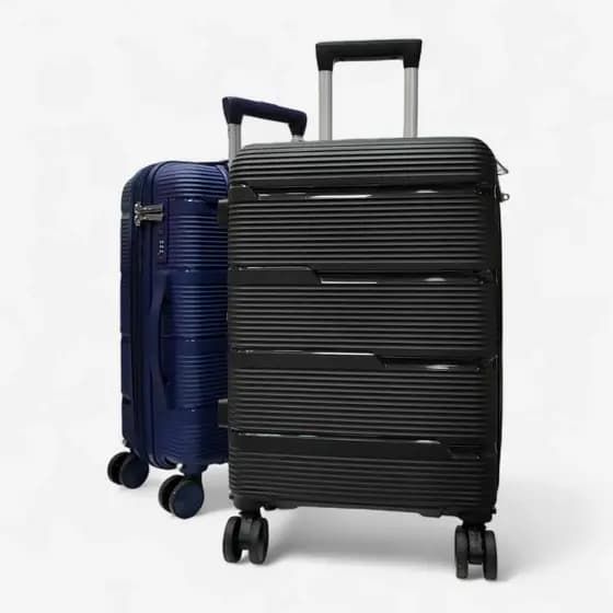 Mala de Bordo 10kg ANAC PP Rígida Premium Rodas Duplas 360° Cadeado Viagem Curta Avião Leve