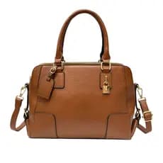 Bolsa Feminina Grande Elegante Couro PU Bolsa Executiva de Ombro com Alça Ajustável para Trabalho