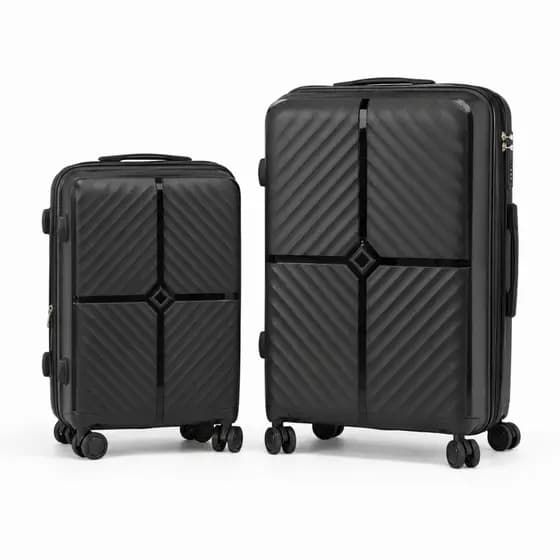 Kit 2 Malas de Viagem Premium em Polipropileno PP | Conjunto Malas de viagem 12kg + 23kg