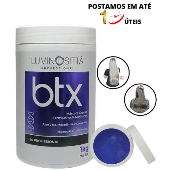Btox Capilar Profissional 1Kg - ( PARA TODOS OS TIPOS DE CABELO Exclusivo Afro )