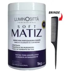 Máscara Matizadora 1Kg Para Cabelos loiros - Professional.