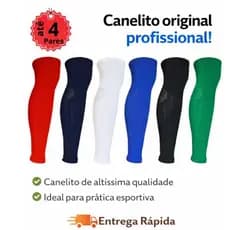 Meião Canelito De 1 a 4 Pares Profissional Original Altíssima Qualidade