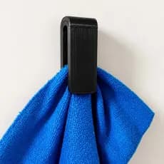Kit Suporte Porta Toalha Banheiro Gancho Autotravante Para Toalha De Rosto e Toalha De Banho