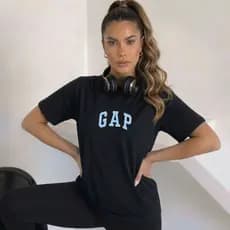 T-Shirt Feminina Fitness Camiseta Estilosa Academia Estampada 100% Algodão Envio Imediato